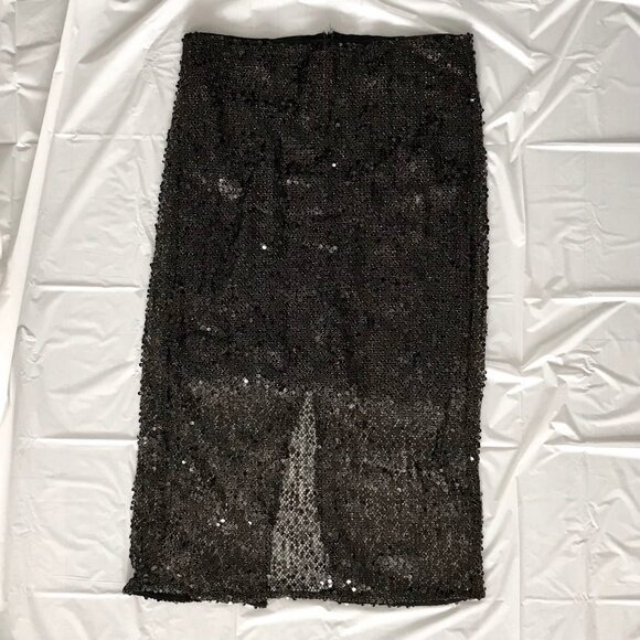 J. Crew Black Sequin Skirt - Picture 2 of 7